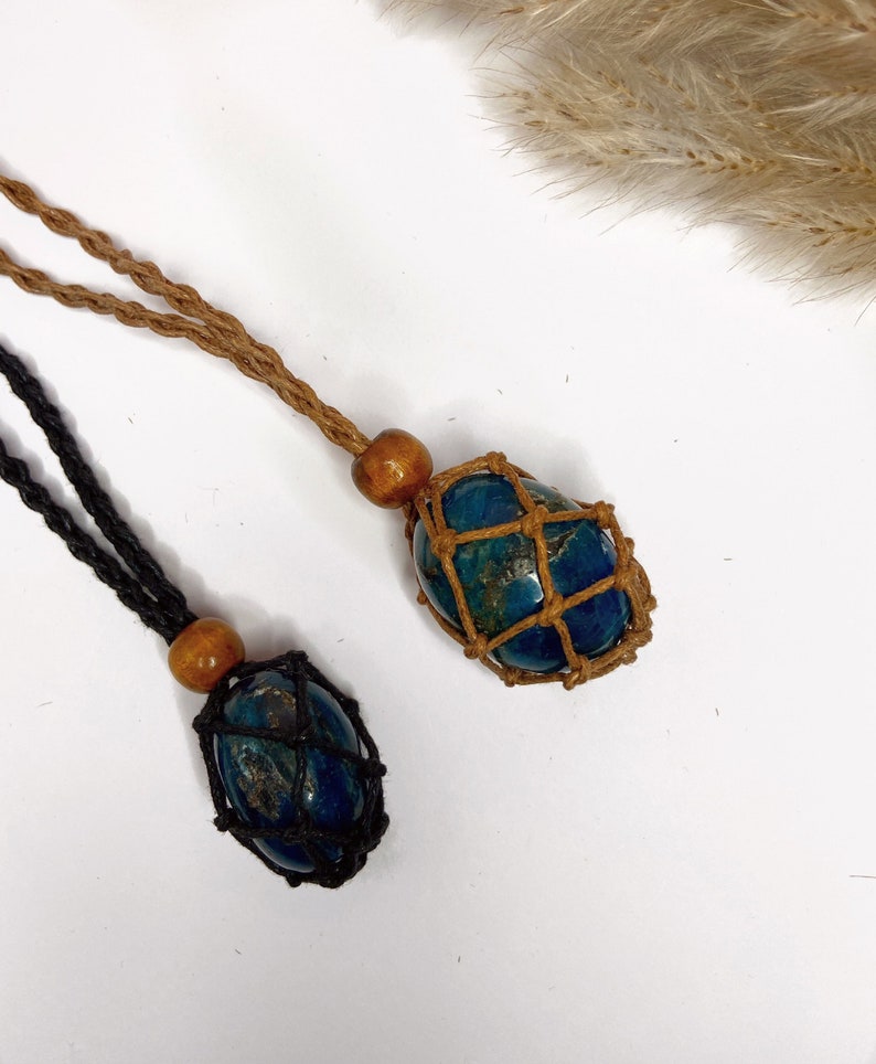 Macrame Crystal Necklace