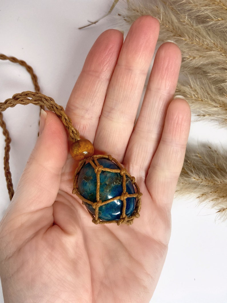 Macrame Crystal Necklace