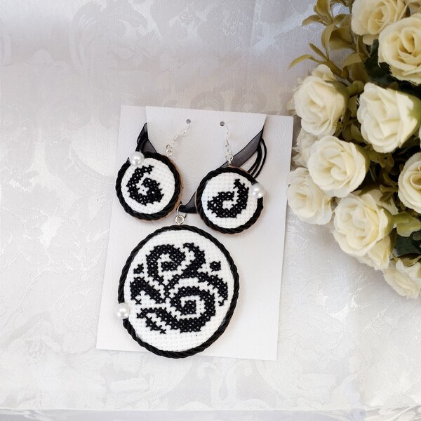 Embroidered Jewellery Etsy