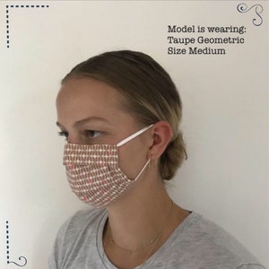 Face Mask, Polypropylene Layer, Filter Pocket, Cotton, Nose Wire, 3 Layer, Double Layer, Pleated, Reusable, Washable, Toronto, Canada image 6