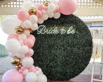 Roze en gouden ballonboogset, PREMIUM goud en roze ballonslingerset voor vrijgezellenfeest, babyshower of 1e verjaardag ballonnen