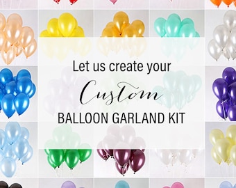 Kit de arco de globos personalizado, globos para baby shower, guirnalda de globos personalizada para despedida de soltera, arcos de globos para fiesta de cumpleaños