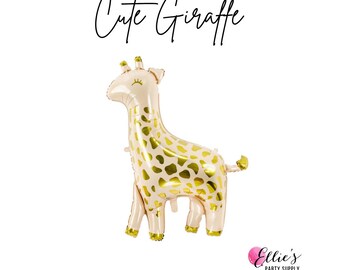 Foil Giraffe Balloon – 39.4 x 47.2 | Safari & Jungle Party Decor