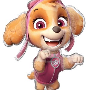 Licensed Skye Foil Balloon – 36&quot; Paw Patrol Girl Decor | Ellie’s Party Supply