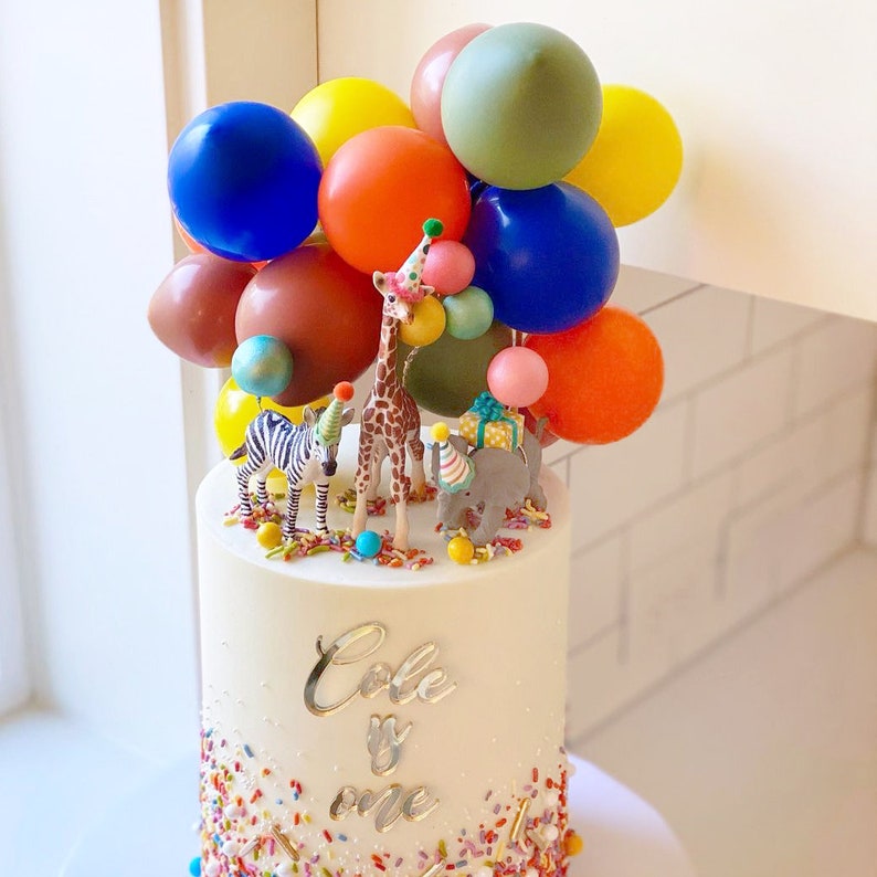 Custom Cake Topper Balloon Garland Kit Custom Balloon Topper - Etsy