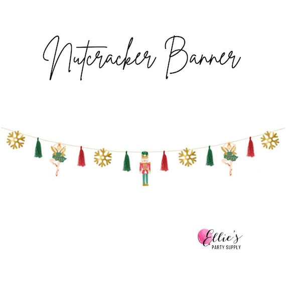 Paper Banner – Nutcracker | Holiday & Christmas Party Decor