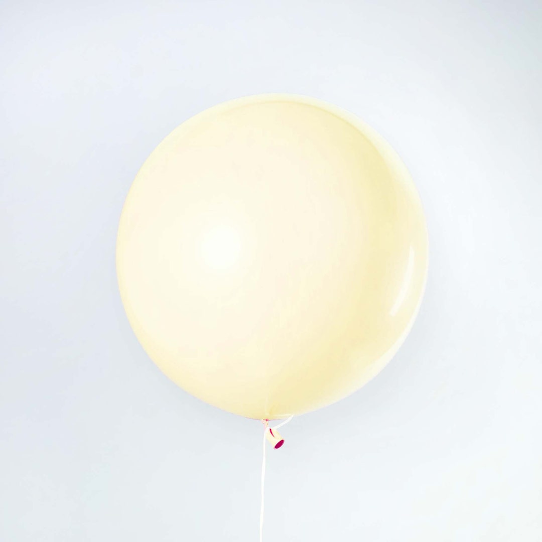 Giant Pastel Yellow Balloons, Matte 36 3 Foot PREMIUM Light Yellow Balloons, Pastel Rainbow