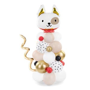 Dog Balloon Bouquet Kit - Puppy Party Decor | 33x61 Inches | DIY Balloon Arrangement