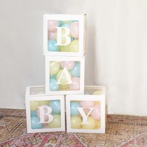 Baby Block Baby Shower Decorations, Baby Shower Decor, Baby Blocks