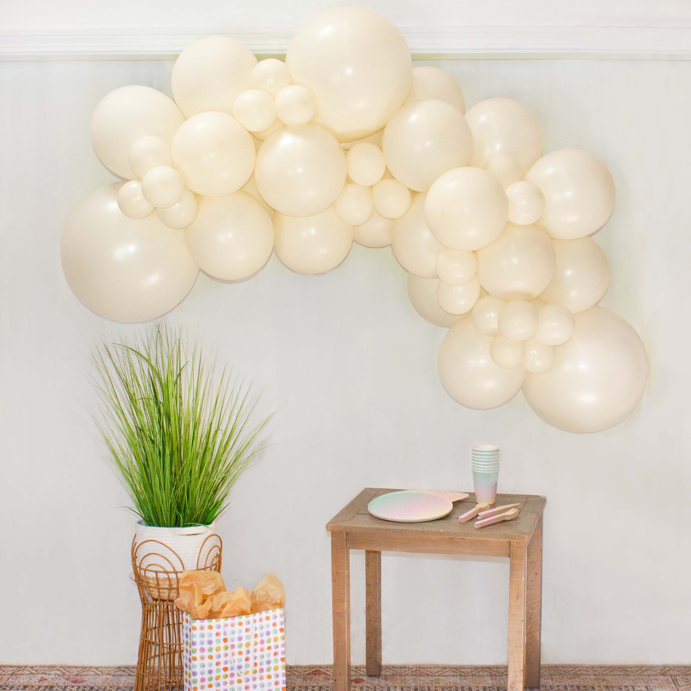 Ivory Balloon Arch Kit, Modern Party Garland (5 Ft) - Etsy Canada