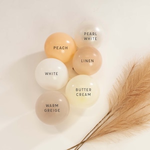Palloncini Boho, palloncini neutri opachi di qualità PREMIUM per feste di compleanno, palloncini per addio al nubilato o baby shower, SCEGLI il tuo colore e la tua dimensione