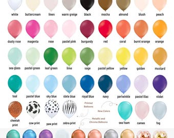 Giant Balloons 36" (3 foot), Choose Your Colors, Extra Large Balloons in Pastels, Red, Orange, Yellow, Blue, Green, Purple, Hot Pink