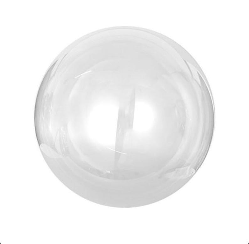 Gigantische doorzichtige bobo-ballon (24 inch), opvulbaar feestdecor afbeelding 1