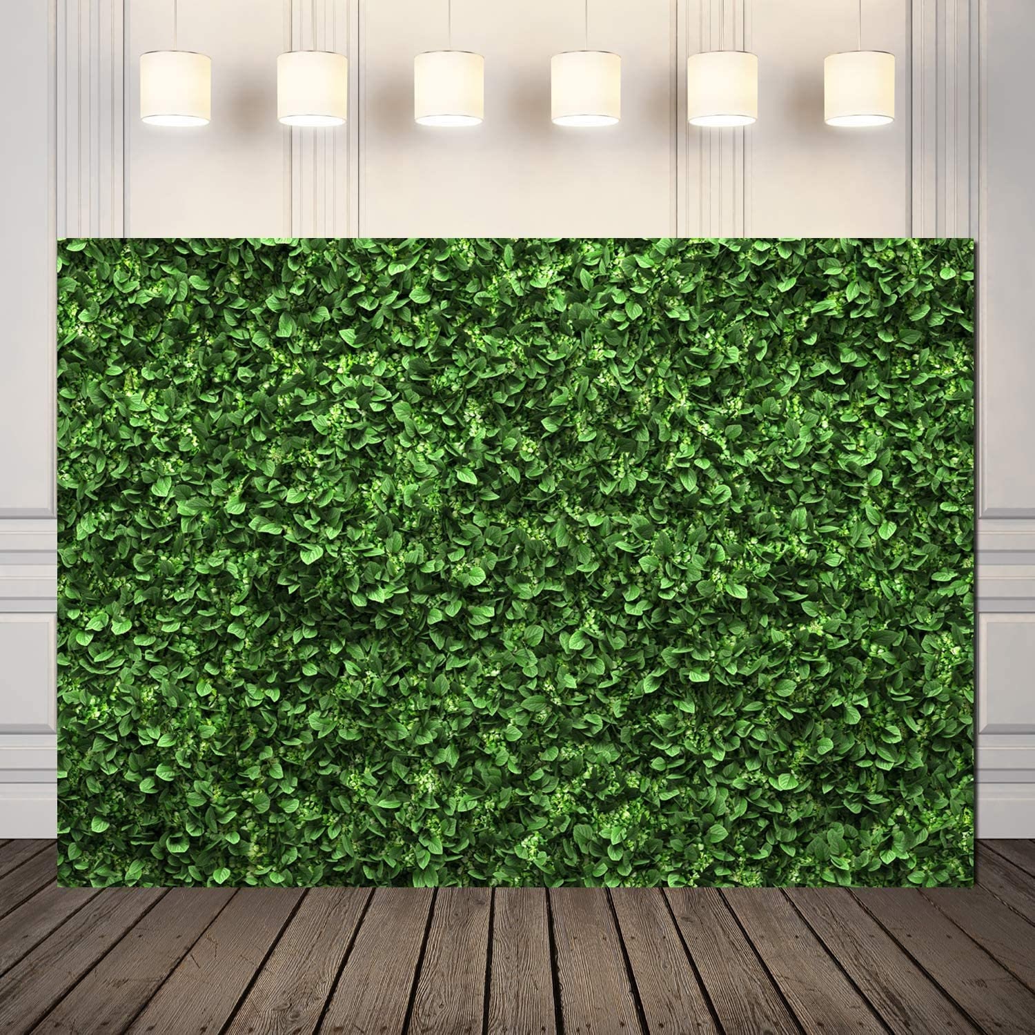 Boxwood Greenery Backdrop 5x7 Feet Vinyl Greenery Safari Baby
