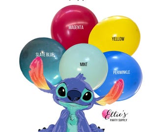 Lilo & Stitch Vibes Balloon Garland Kit – Hawaiian Party Decoration