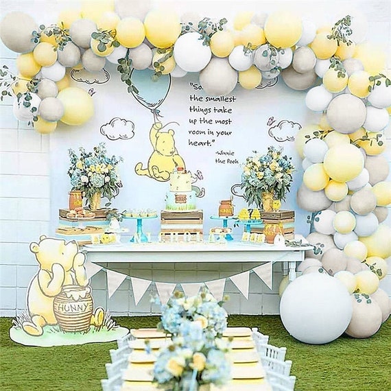 Neutral Baby Shower Decorations, Boho Baby Shower Balloons, Baby