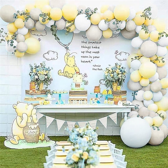 Neutral Baby Shower Decorations, Boho Baby Shower Balloons, Baby