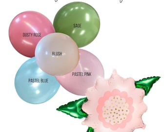Bridgerton Tea Party Balloon Garland Kit – Elegant Garden Party Decorations
