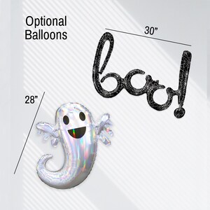Halloween Balloon Arch Kit, Orange, Black, Marble, Ghost Balloons image 6