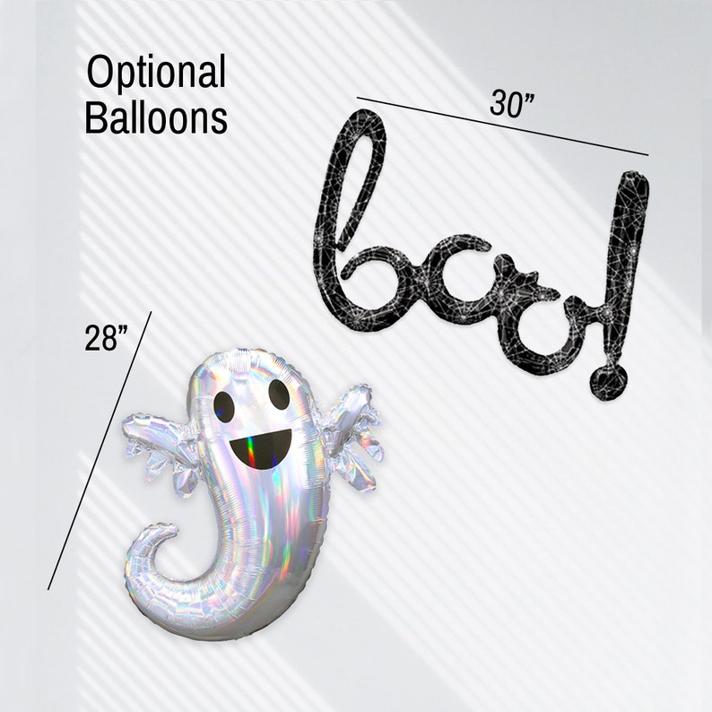 Halloween Balloon Arch Kit, Orange, Black, Marble, Ghost Balloons image 6