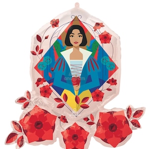 Globo de aluminio de Blancanieves con licencia – Mylar de doble cara de 76 cm
