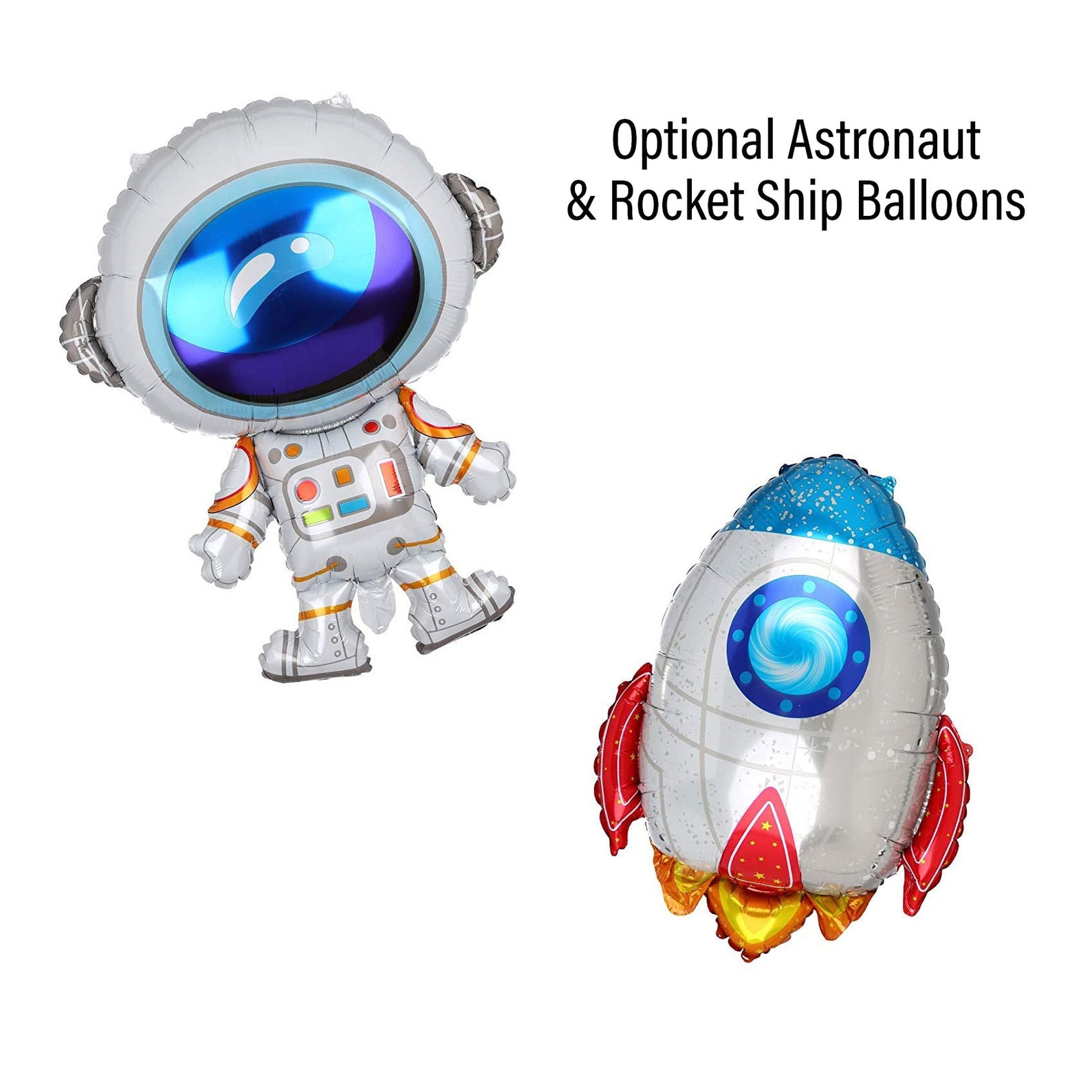 Blast off Birthday Balloon Garland Kit Astronaut Space Etsy