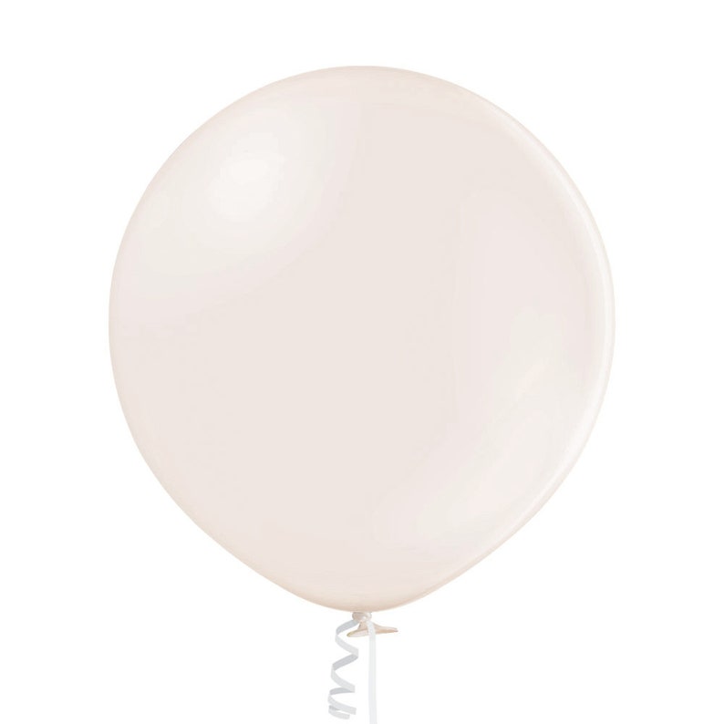 K&ouml;nnte beinhalten: Ein gro&szlig;er, wei&szlig;er Ballon mit einem wei&szlig;en Band.