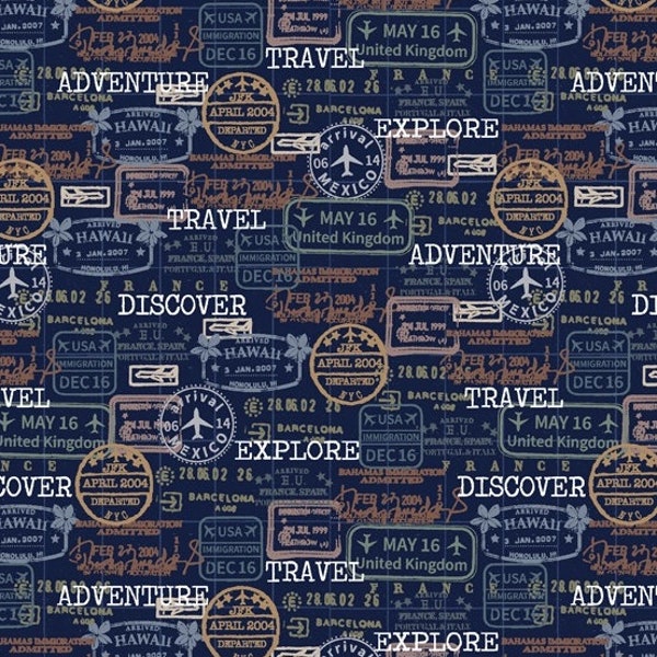 Discover - PassStempel navy