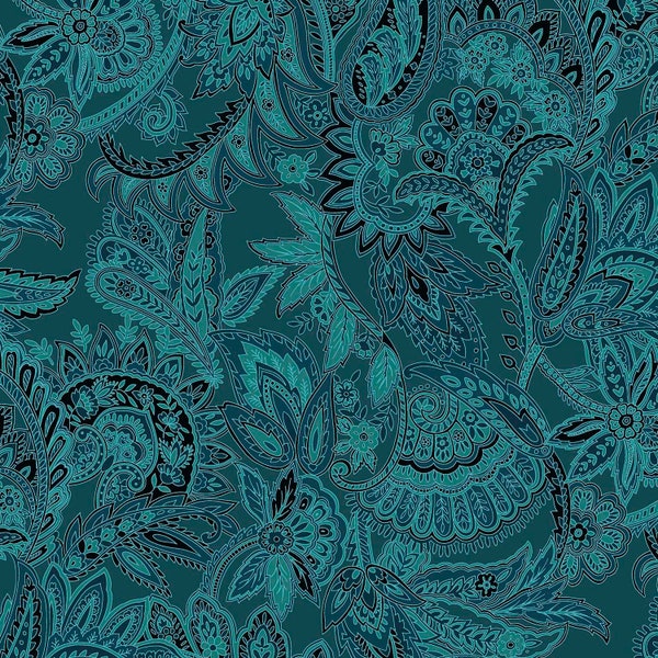 Paisley teal - Maison by Jinny Beyer