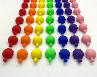 Bulk Tiny Colorful Turtle Figurines