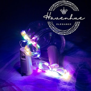 Multi Color Wine Bottle Lights, LED String Lights for Wine Bottles, Cork Lights, Unique Home Decor, DIY Bottle Lighting for Parties & Gifts