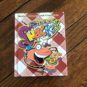 Vintage 1998, Better Homes & Gardens, Silly Snacks, Cook Book, Kids Cookbook, Retro Cookbook, Vintage Cookbook, Hardback, 112 Pages,