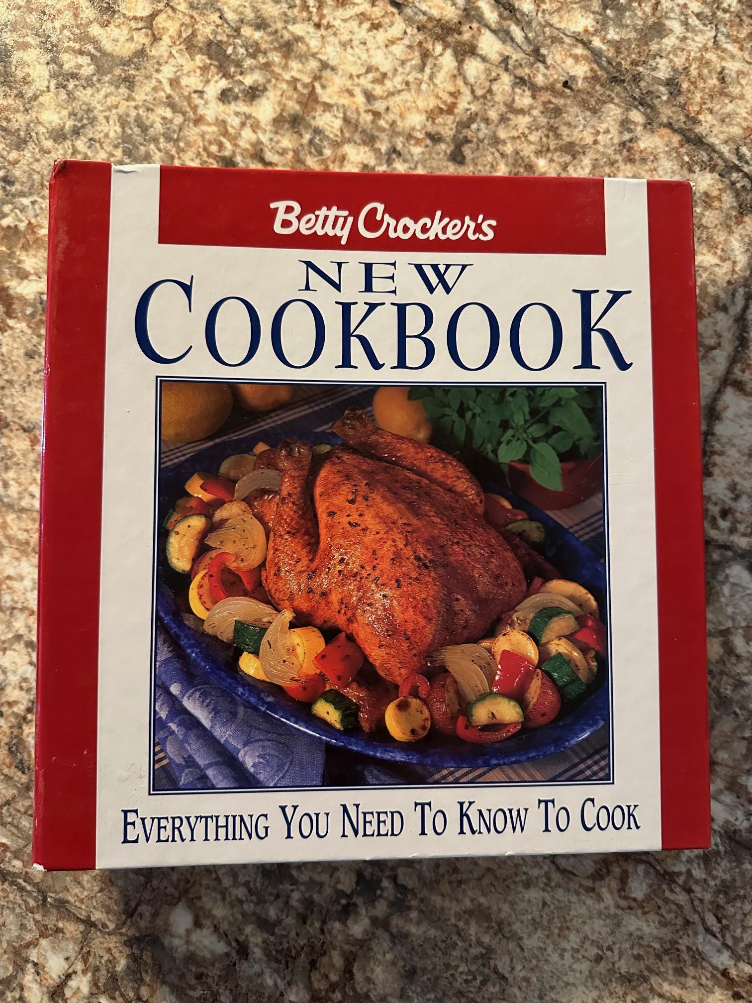 Vintage 1996, Betty Crocker's New Cookbook, Spiral Bound, Eighth Printing