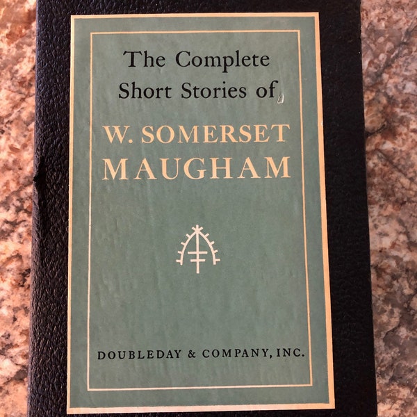 Vintage 1930s, The Complete Short Stories of W. Somerset Maugham, Volumes 1 and 2, Hardcover, 1934, Doubleday & Company, Slipcover, Classic