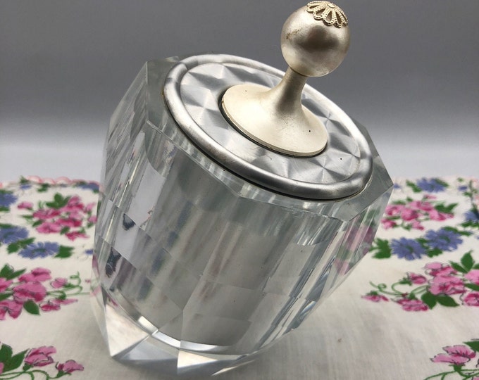 1960s Vintage, korex Style Electro Match Lighter, Lead Crystal