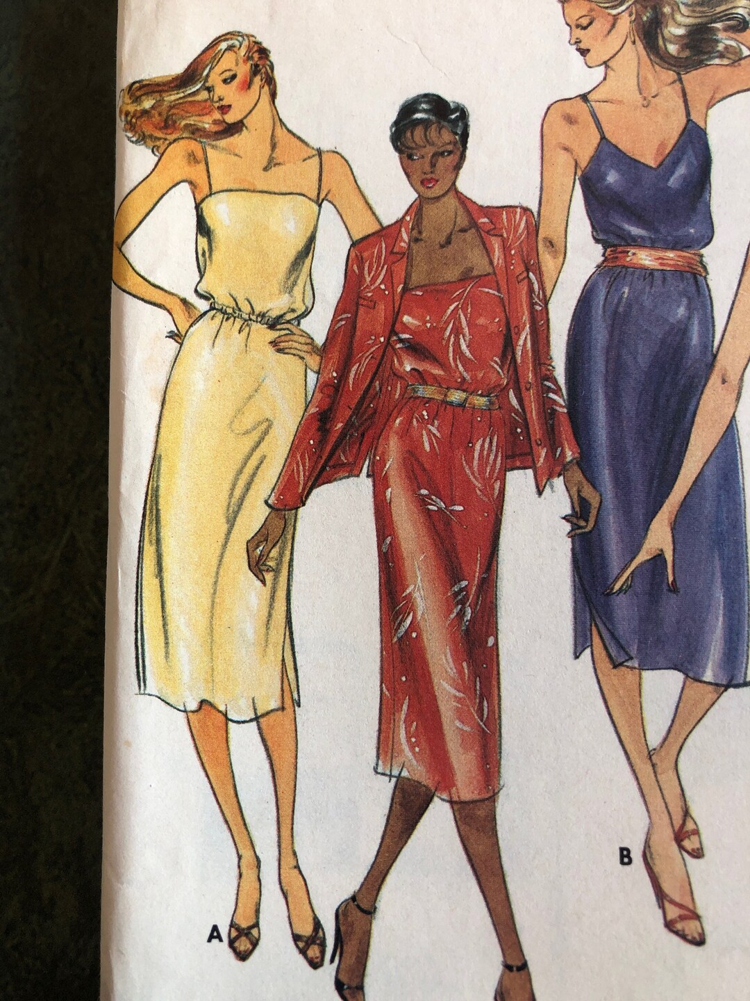 Vintage 1980s, UNCUT, Butterick Pattern 3099, Size A, 6-8-10, Misses ...