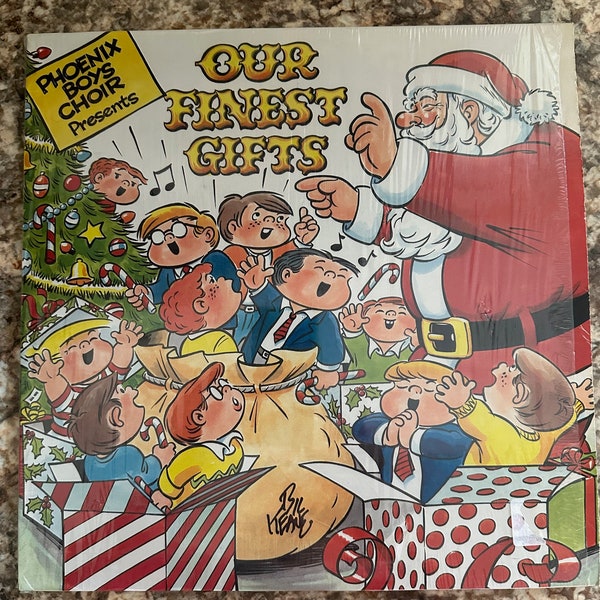 Vintage 1986, Phoenix Boys Choir, Our Finest Gifts, Dr. Harvey K. Smith, Director, Vinyl, Bil Keane Artist, Retro Vinyl, Classic Christmas