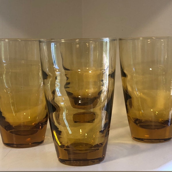 Optic Wave Drinking Glass Etsy