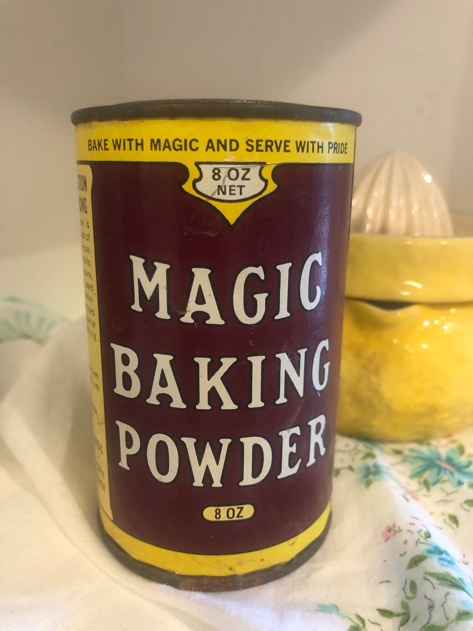 Vintage Magic Baking Powder Advertising Tin Bake With - Etsy Israel