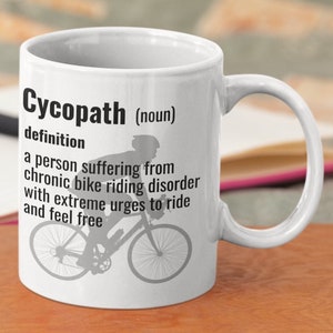 Cycling Gift, Cycling Mug, Funny Cyclist Coffee Cup, Cyclist Gift Mug Bike Lover Gifts Cyclist birthday Gift Bicycle gifts Pedal Cycling Cup
