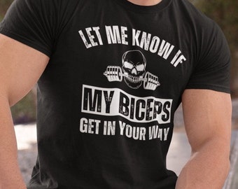 Gym Shirt Gift For Men, Funny Workout Fitness T-Shirt, Weightlifter Tee, Funny Bodybuilder Gift, Fitness Tshirt