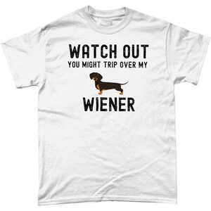 Funny Wiener Shirt Gift for Men, Dachshund dad gift, Dachshund Shirt, sausage dog, Doxie gift for him weiner dog shirt Dachshund gift man bild 9