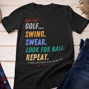 Golf Dad tshirt gift Funny golf t shirt Gift for Men Golfing gift for golfer golf lover birthday gift mens golf t-shirt funny golf quote tee