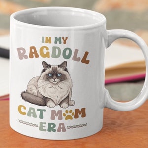 Ragdoll Cat Gift Mug Funny Ragdoll Cat Gift for her Retro Ragdoll Cat Owner Gift Ragdoll Cat Lover Gifts for women Ragdoll Cat Mom Mum Gift