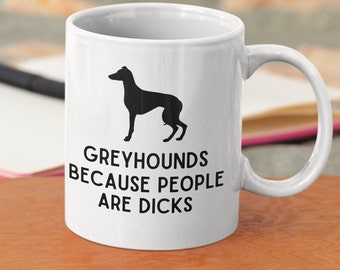 Novelty Owners Gift Present Lurcher Mug ALL I WANT FOR CHRISTMAS IS A 