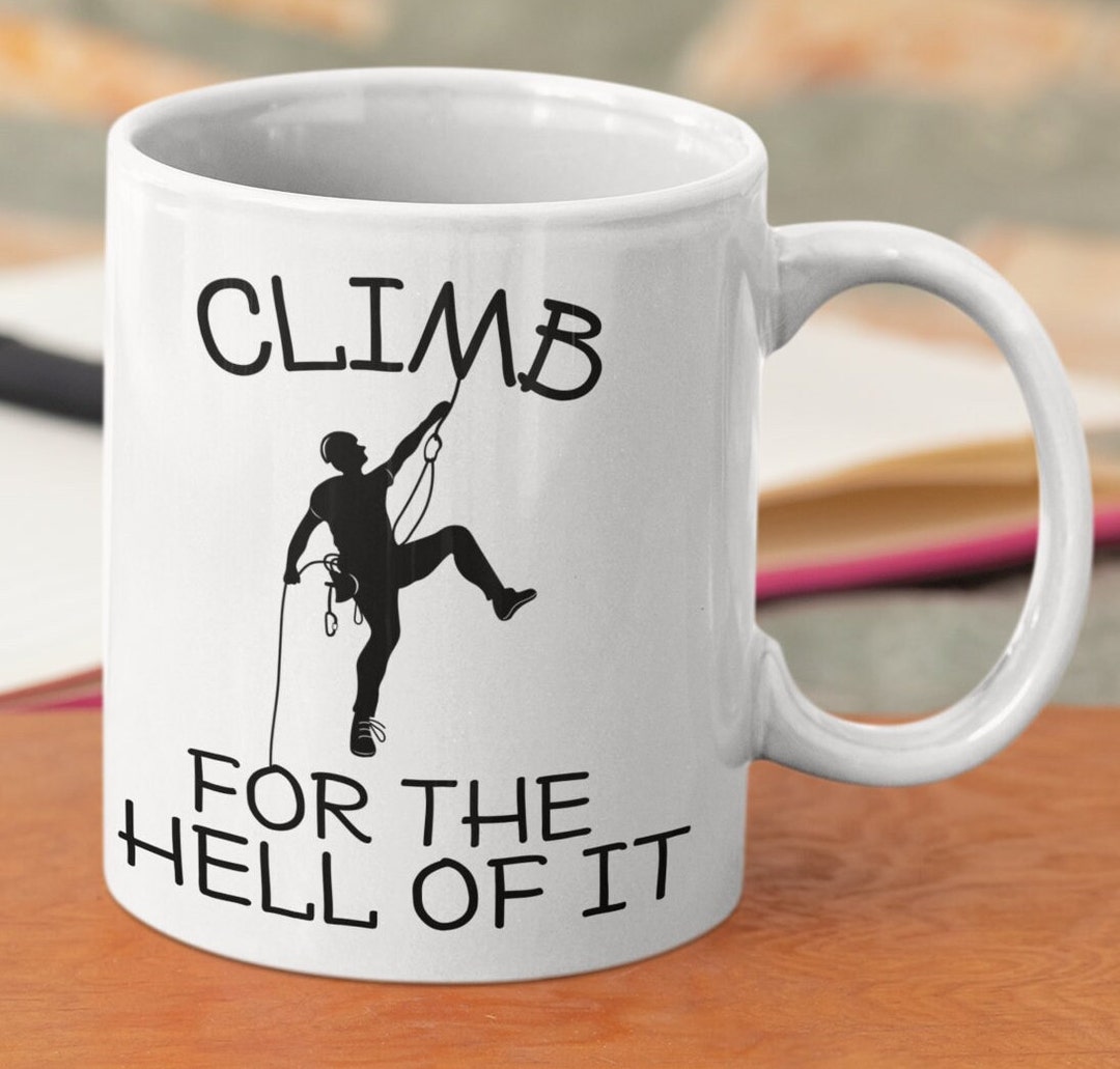 Rock Climbing Mug Funny Rock Climbing Gifts Rock Climber Birthday ...