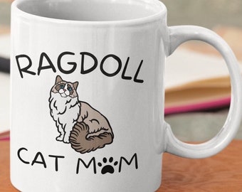 Ragdoll Cat Mug Gift, Ragdoll Cat Gift for her, Ragdoll Cat Owner Gift, Ragdoll Cat Lover Gifts for women, Ragdoll Cat Mom Mum Gift Cat Gift