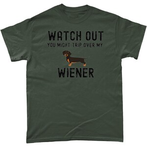 Funny Wiener Shirt Gift for Men, Dachshund dad gift, Dachshund Shirt, sausage dog, Doxie gift for him weiner dog shirt Dachshund gift man bild 7