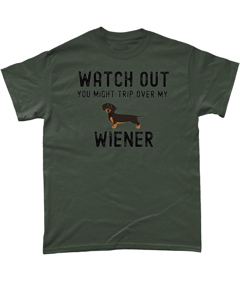 Funny Wiener Shirt Gift for Men, Dachshund dad gift, Dachshund Shirt, sausage dog, Doxie gift for him weiner dog shirt Dachshund gift man bild 7