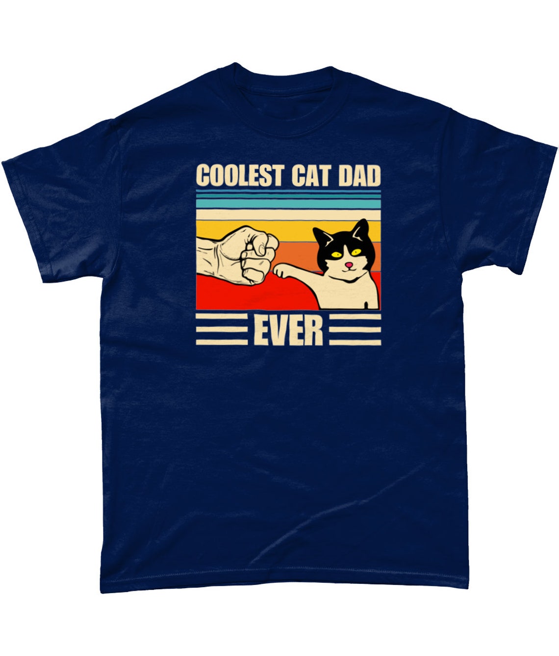 Cat Dad Shirt Funny Cat Dad Tshirt Gift Mens Funny T Shirt Etsy